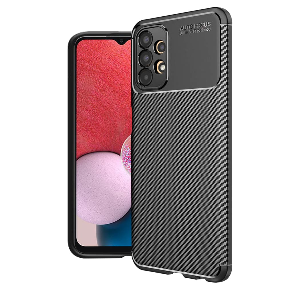 Techsuit CarbonFiber obal pro Samsung Galaxy A13 4G černý - náhled 1