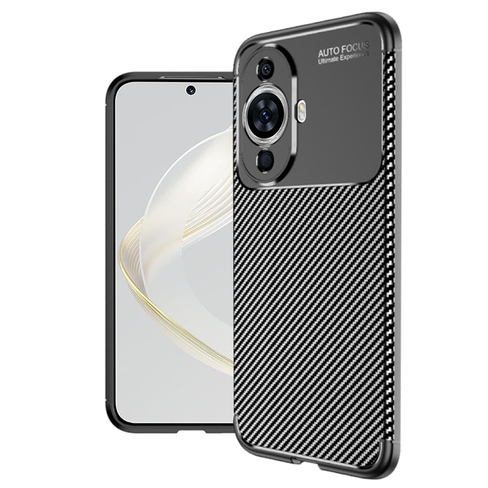 Techsuit CarbonFiber Huawei nova 11 nova 12s Black - náhled 1