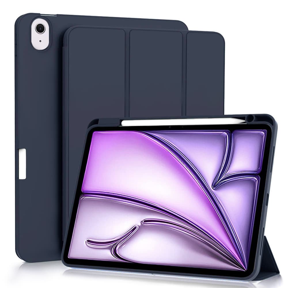 Techsuit Flex Trifold s držák Pencil iPad Air 11 DarkBlue - náhled 1