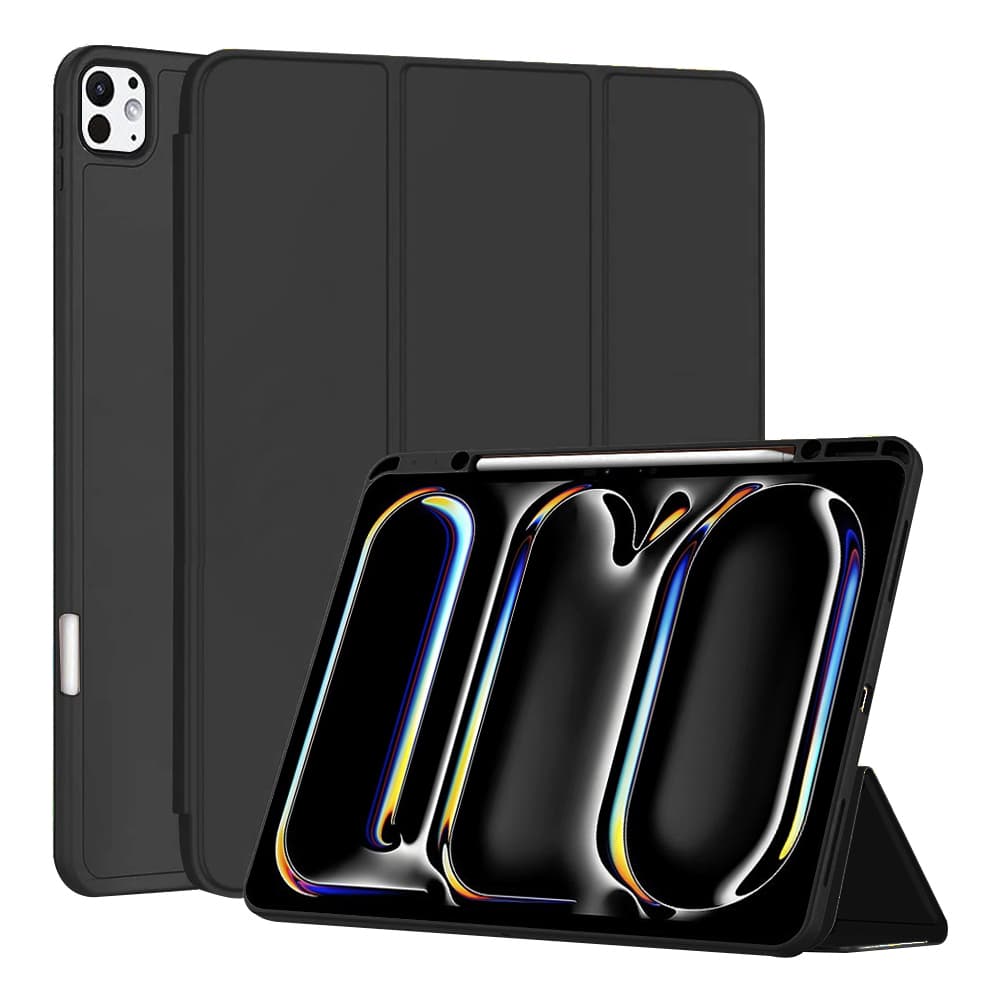 Techsuit Flex Trifold s držákem na tužku iPad Pro 13 černý - náhled 1