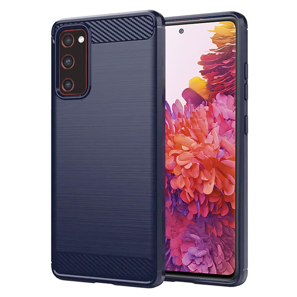 Techsuit Karbon Silikon Samsung Galaxy S20 FE S20 FE 5G Modrý - náhled 1