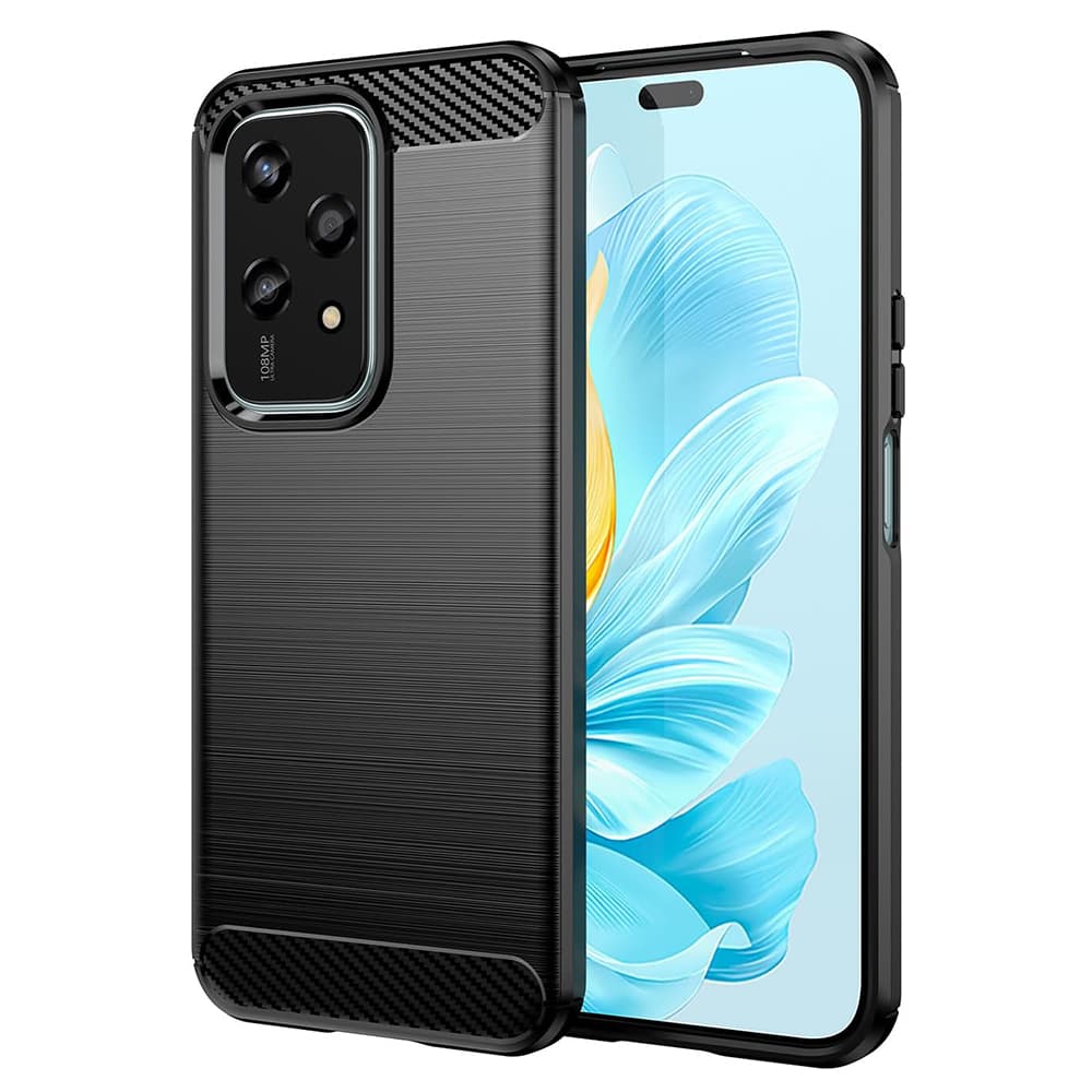 Techsuit Karbonový silikon Honor 200 Lite černý - náhled 1
