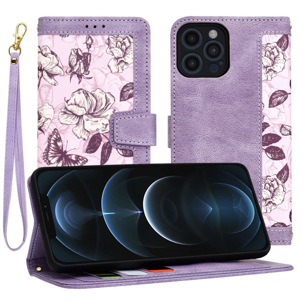 Techsuit FlipCraft iPhone 12 Pro Max tajemná fialová - náhled 1