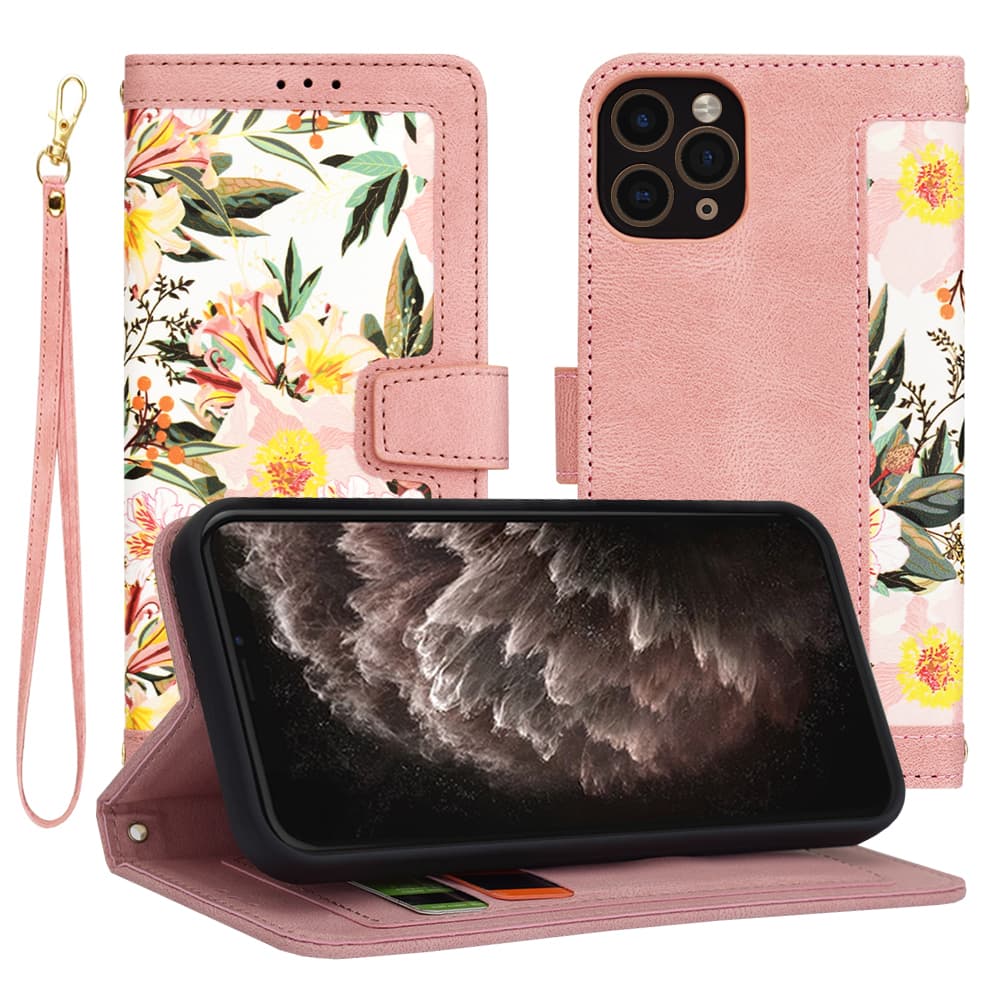 Techsuit FlipCraft kryt iPhone 11 Pro Sweetheart Pink - náhled 1