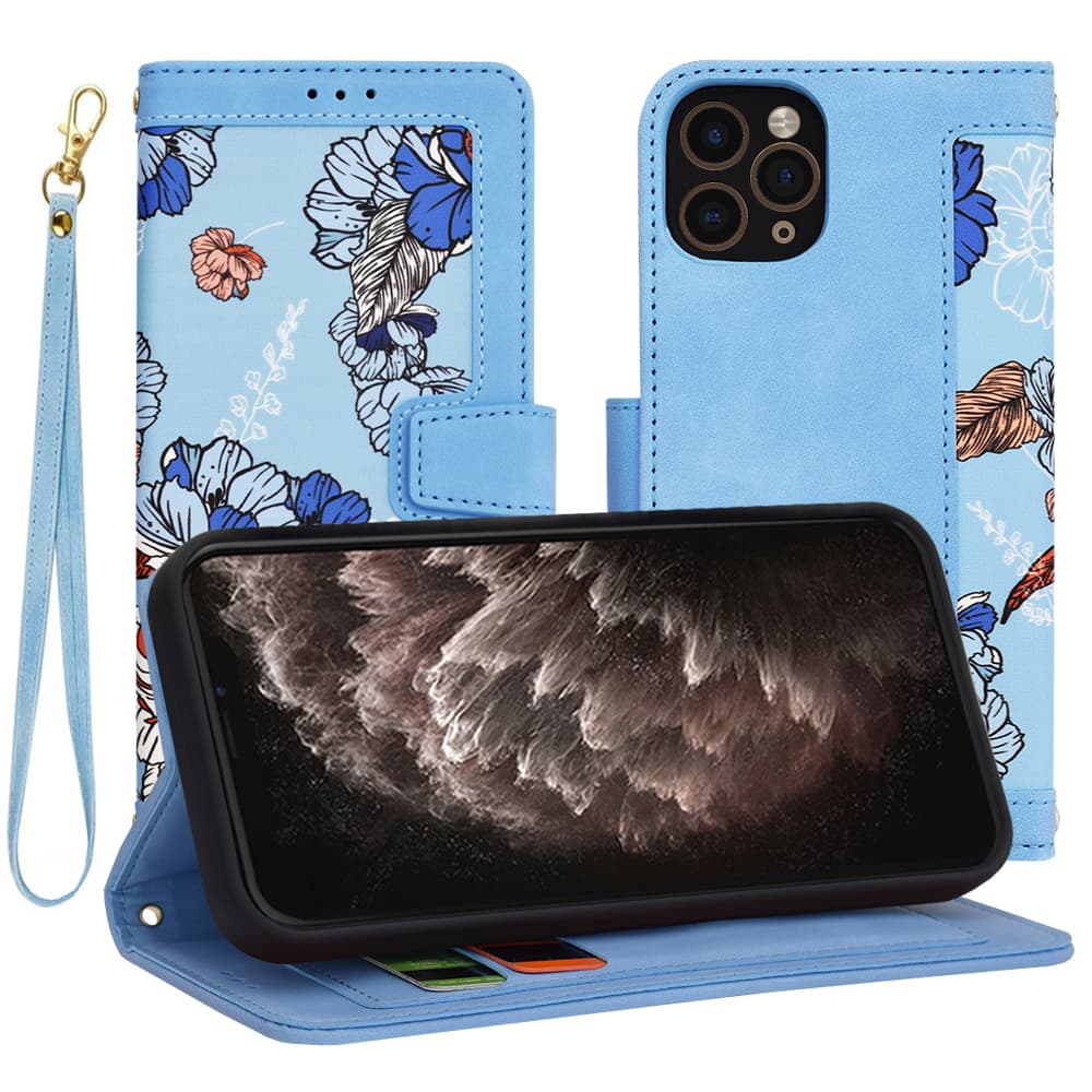 Techsuit FlipCraft iPhone 11 Pro intenzivní modrá - náhled 1