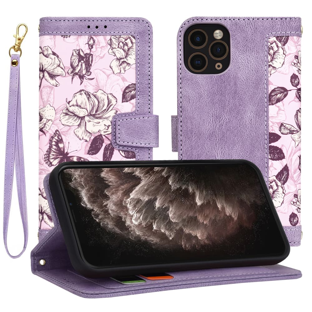 Techsuit FlipCraft iPhone 11 Pro Tajemná fialová - náhled 1