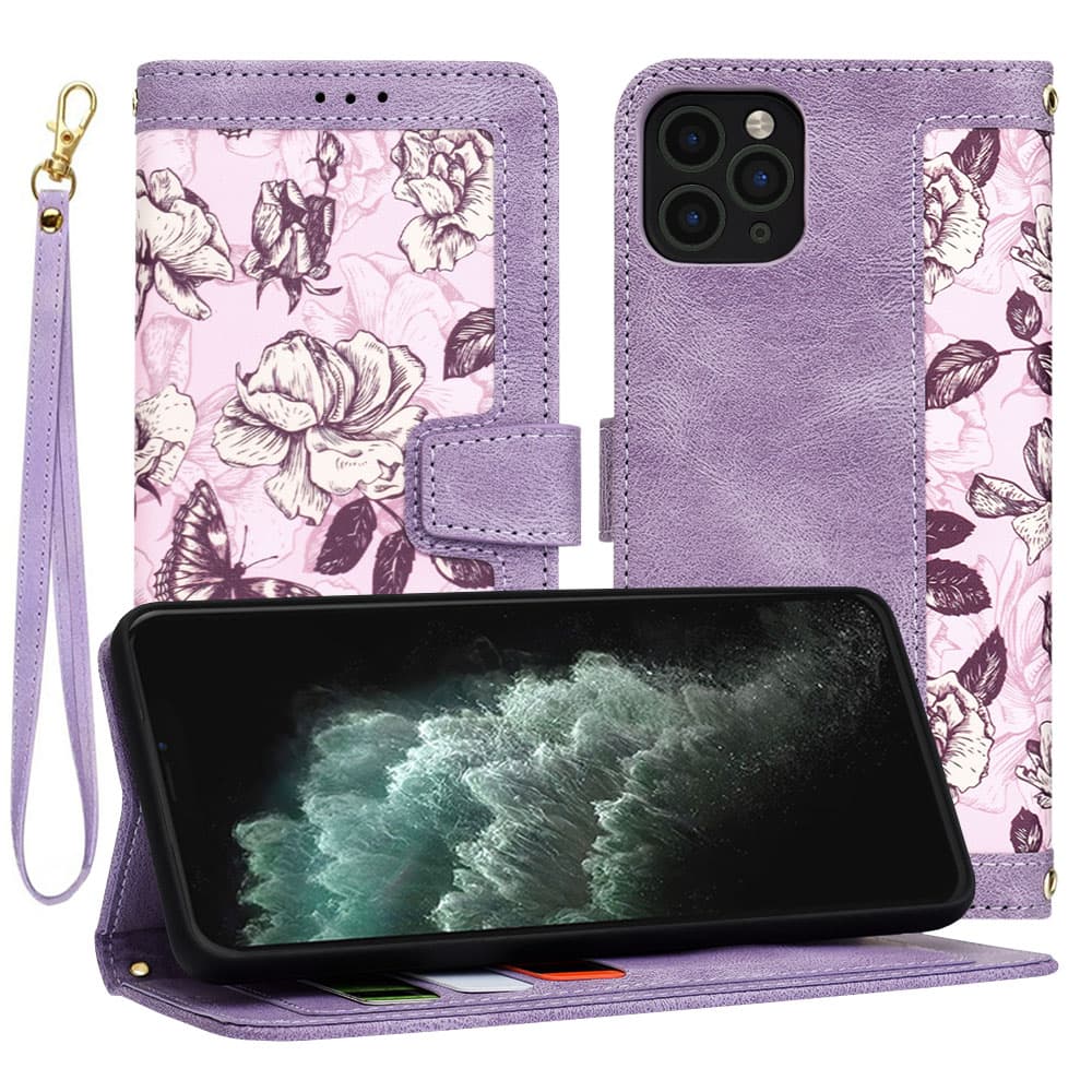 Techsuit FlipCraft iPhone 11 Pro Max Tajemná fialová - náhled 1