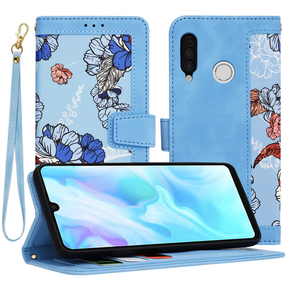 Techsuit FlipCraft Huawei P30 Lite NewEdition VibrantBlue - náhled 1