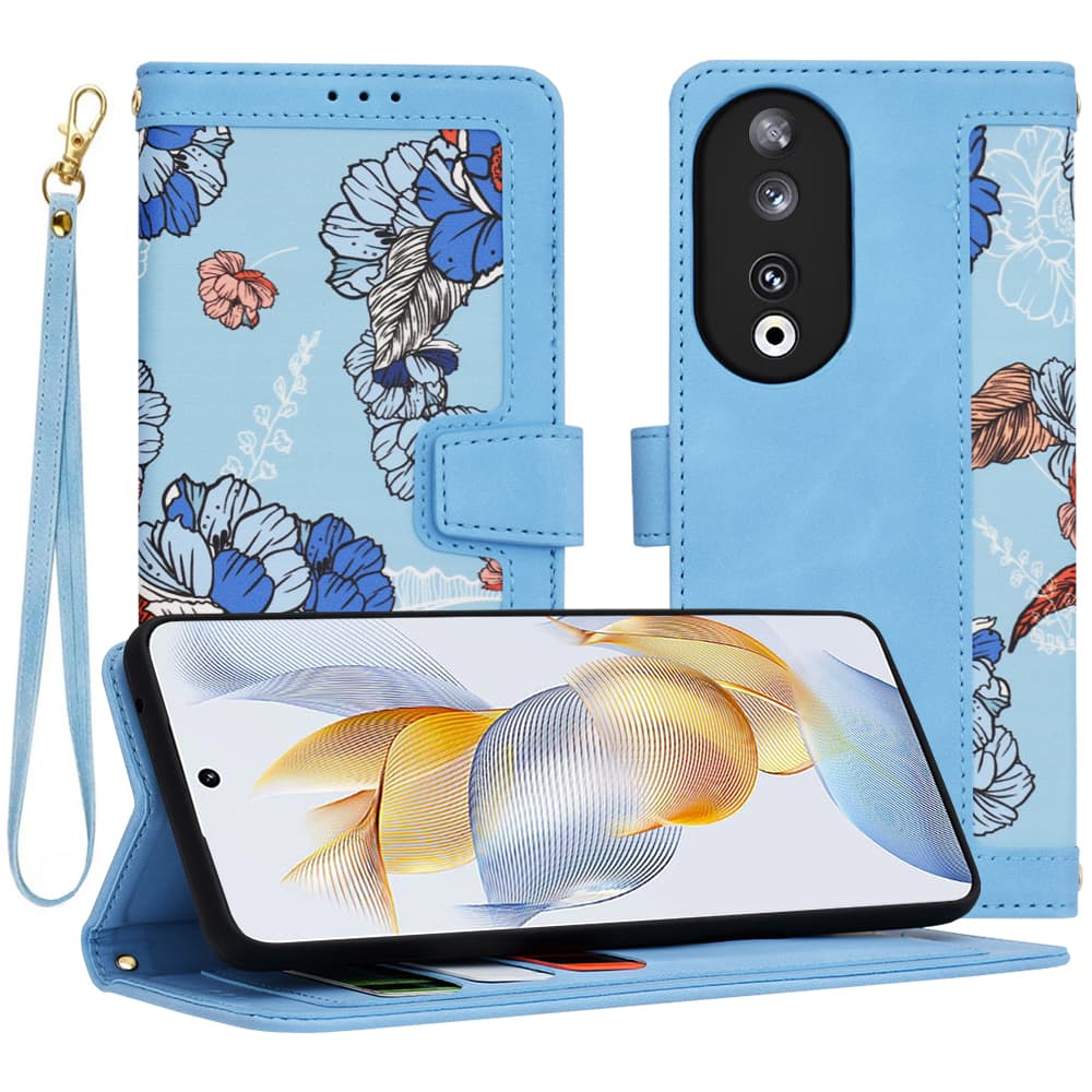 Techsuit FlipCraft pouzdro Honor 90 Vibrant Blue