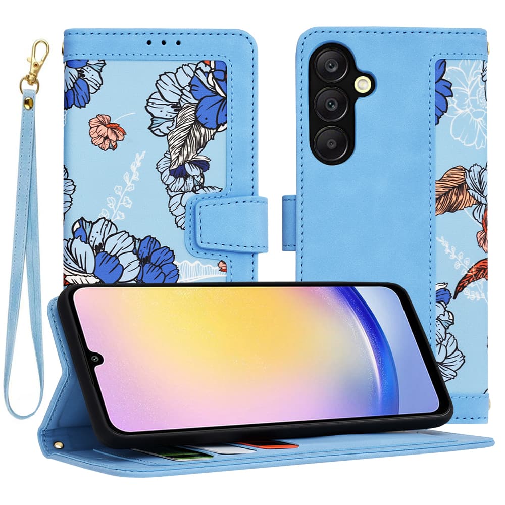 Techsuit FlipCraft Samsung Galaxy A25 5G Zářivě modrá - náhled 1