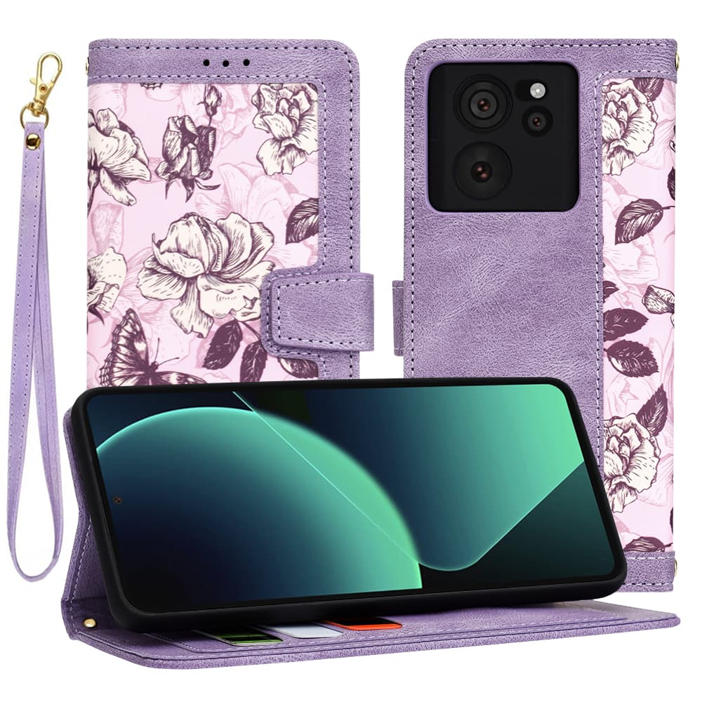 Techsuit FlipCraft Xiaomi 13T 13T Pro Tajemná Fialová - náhled 1