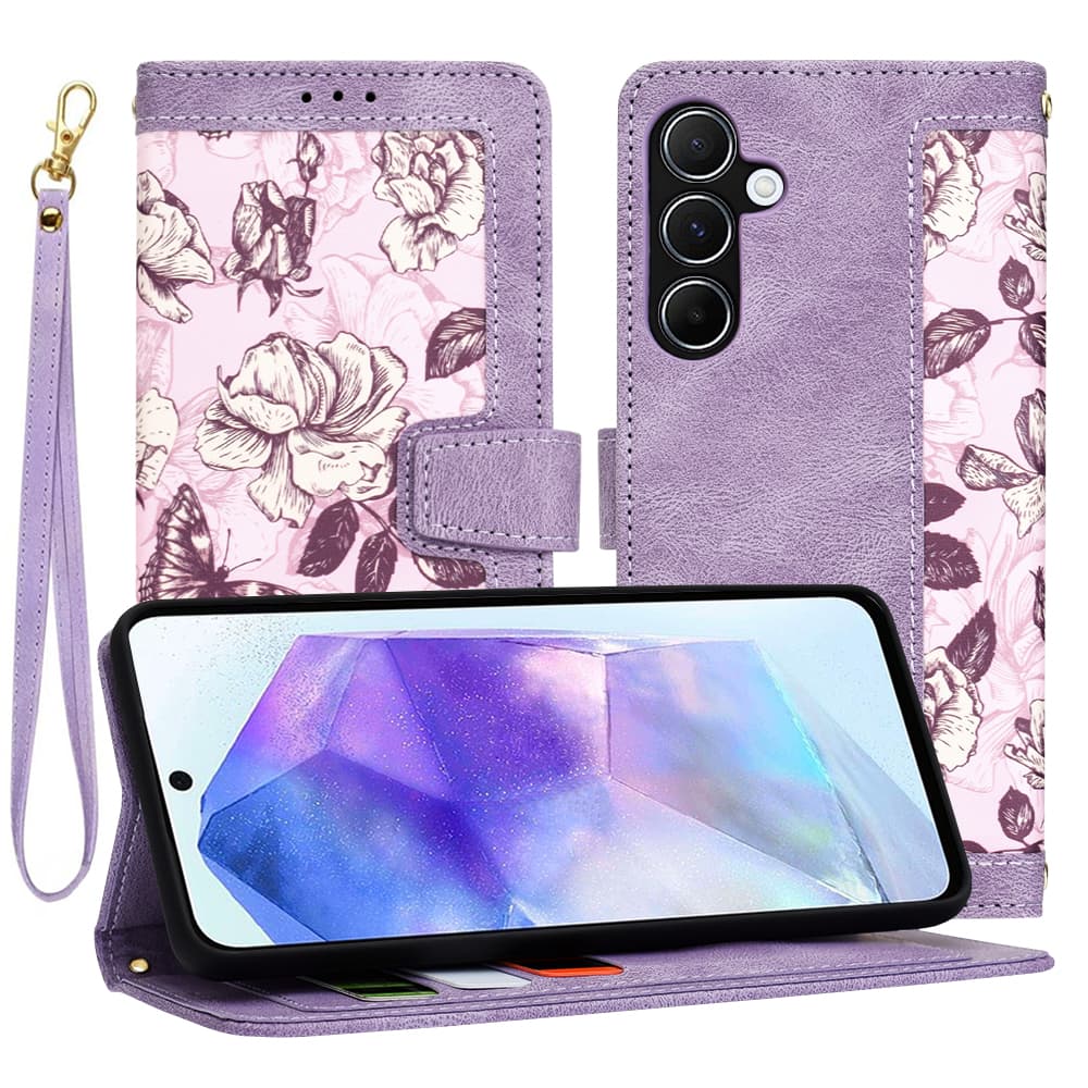 Techsuit FlipCraft Samsung Galaxy A55 5G Tajemná fialová - náhled 1