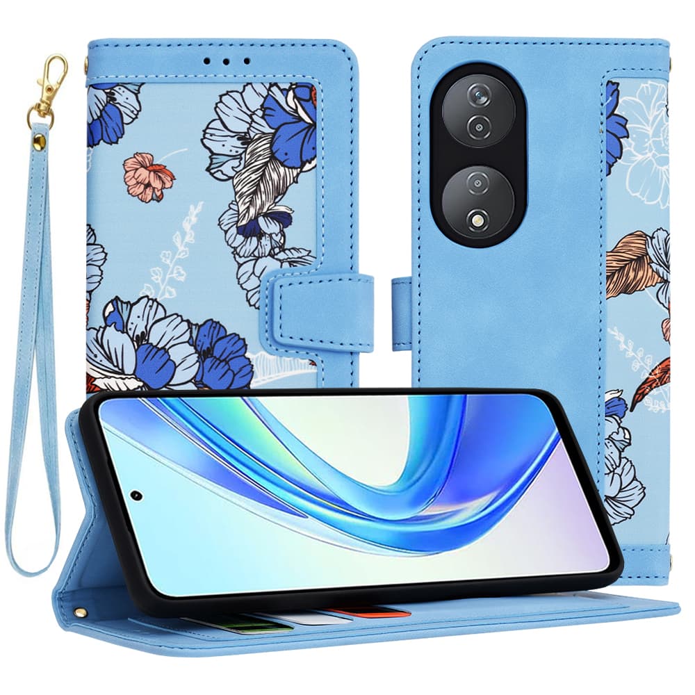 Techsuit FlipCraft kryt Honor X7b X7b 5G 90 SMART modrý - náhled 1