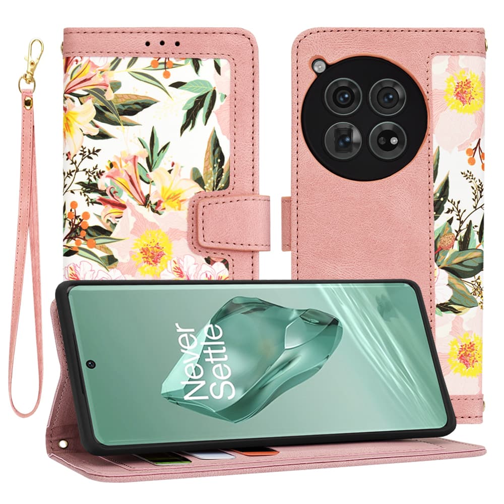Techsuit FlipCraft obal pro OnePlus 12 Sweetheart Pink - náhled 1
