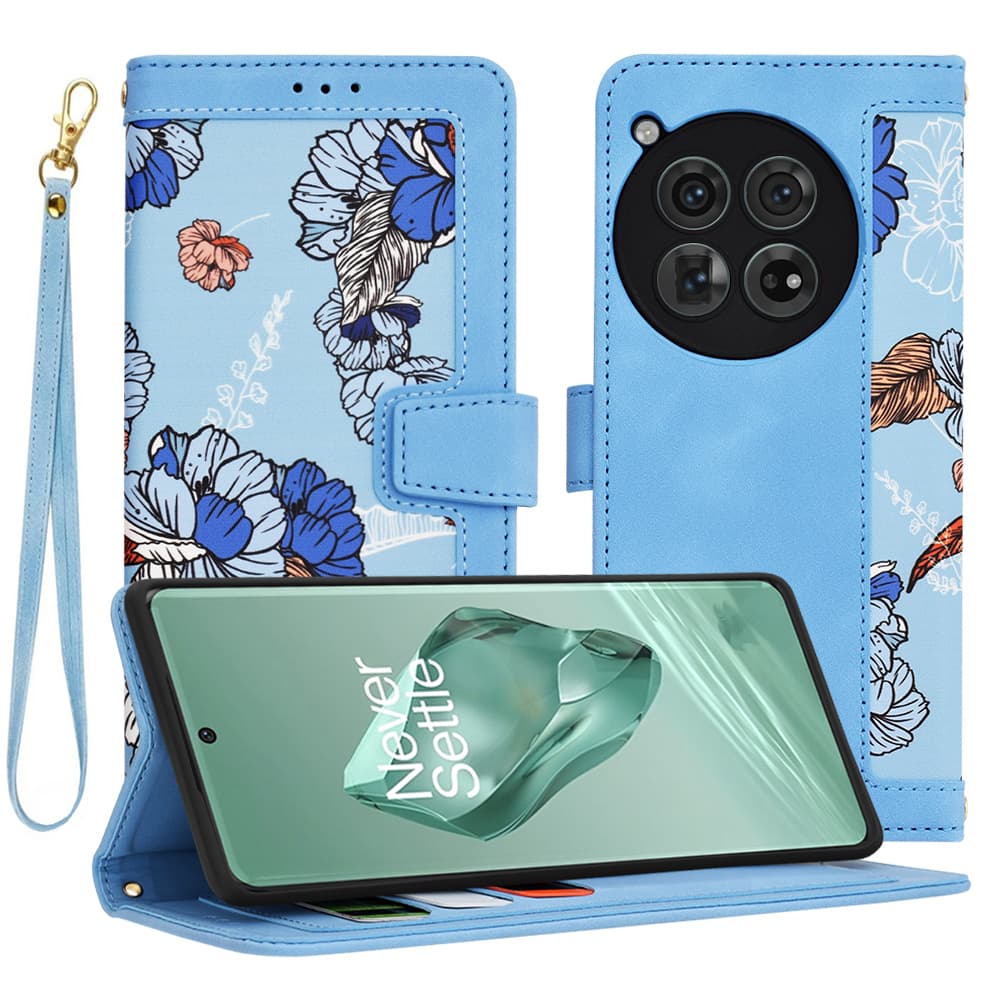 Techsuit FlipCraft OnePlus 12 Zářivě modrá - náhled 1