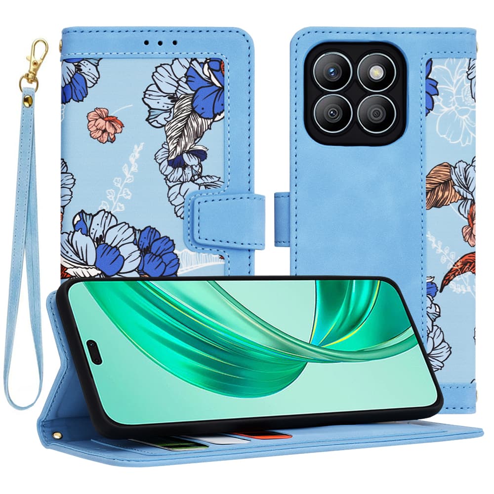 Techsuit FlipCraft Honor X8b Zářivá modrá - náhled 1