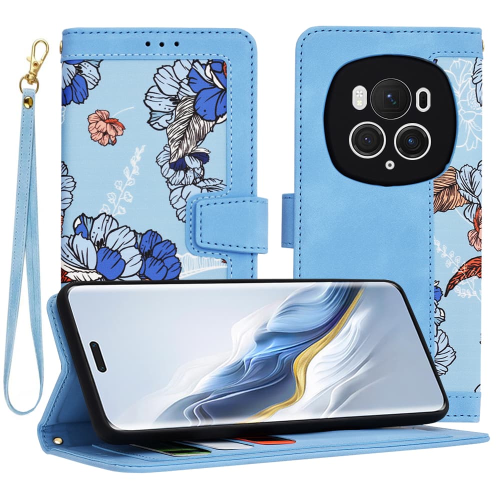Techsuit FlipCraft kryt Honor Magic6 Pro Vibrant Blue - náhled 1