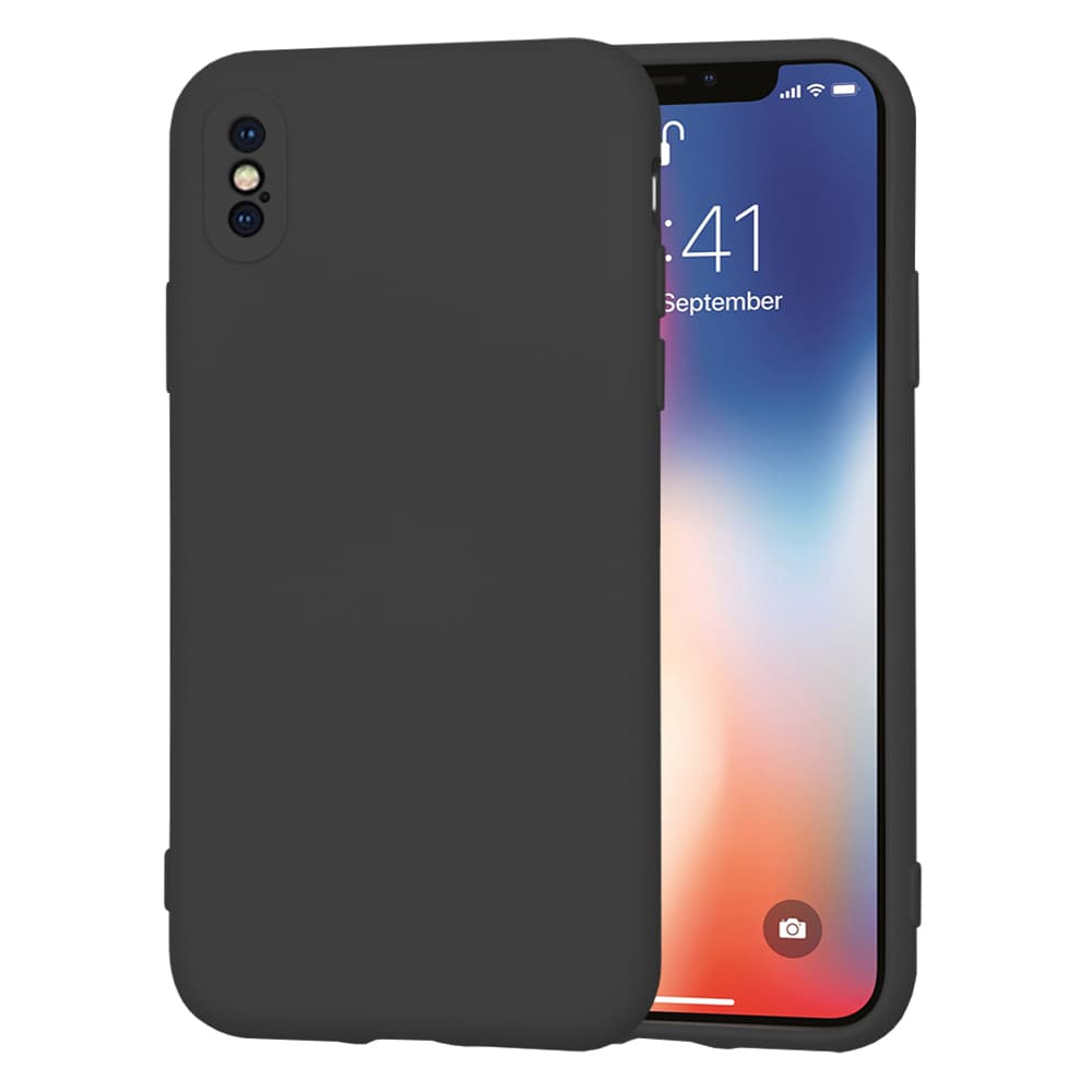 Techsuit SoftFlex pouzdro pro iPhone X iPhone XS černé - náhled 1