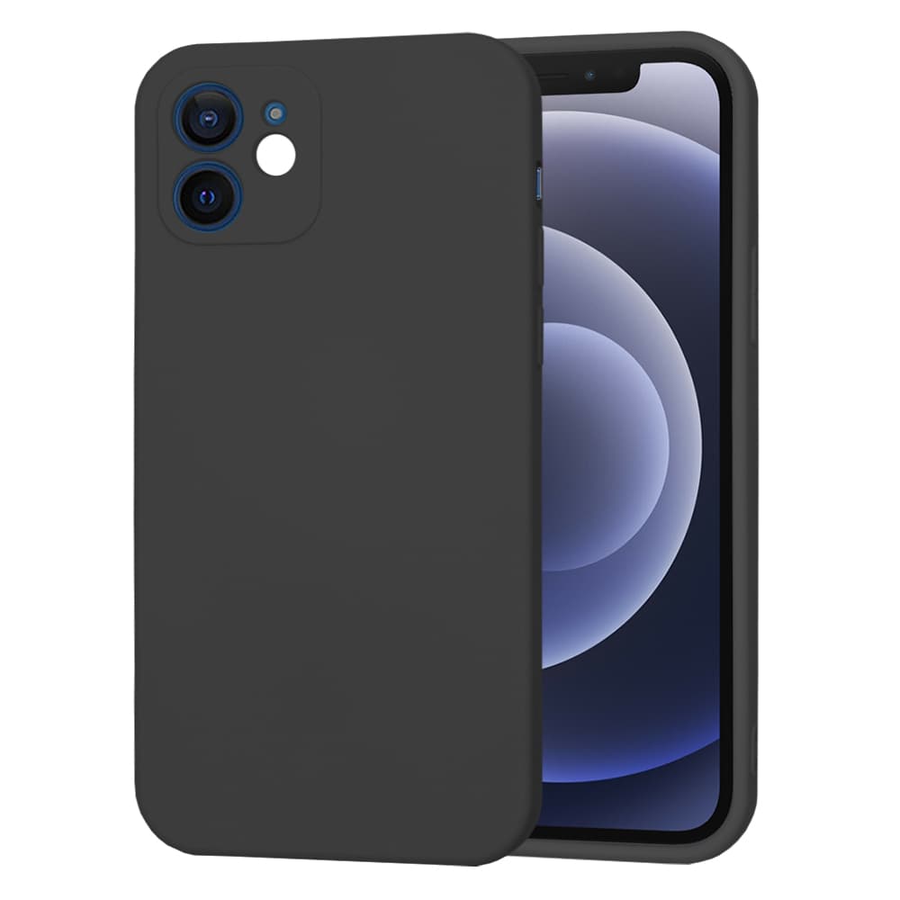 Techsuit SoftFlex iPhone 12 Černý - náhled 1