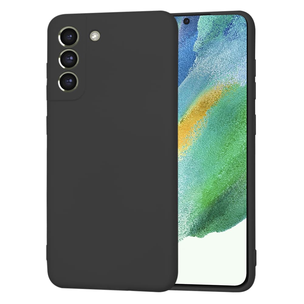 Techsuit Měkký pružný kryt Samsung Galaxy S21 FE 5G Černý - náhled 1