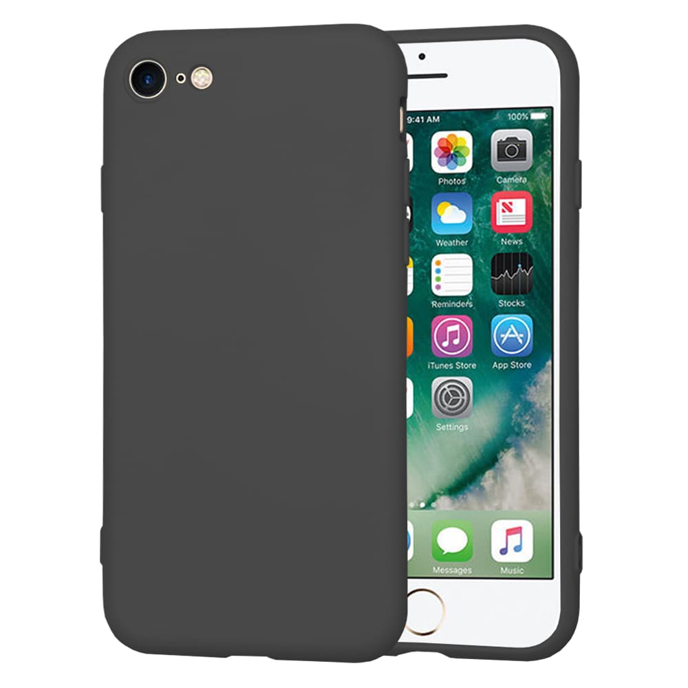 Techsuit SoftFlex iPhone 7 8 SE 2 2020 SE 3 2022 Černý - náhled 1