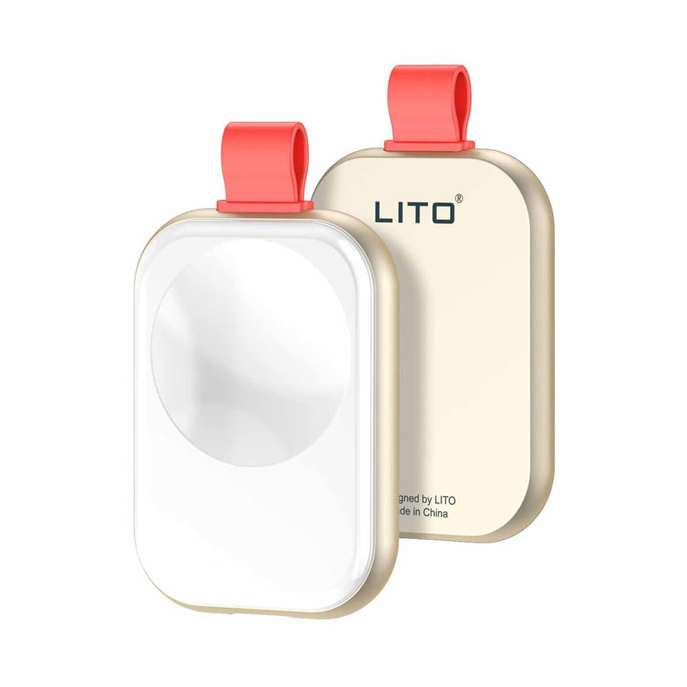 Lito LC03 Magnetická nabíječka Apple Watch kroužek 5W Bílá - náhled 1