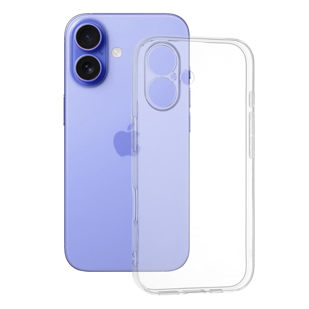 Techsuit Průhledný silikonový kryt iPhone 16 - náhled 1