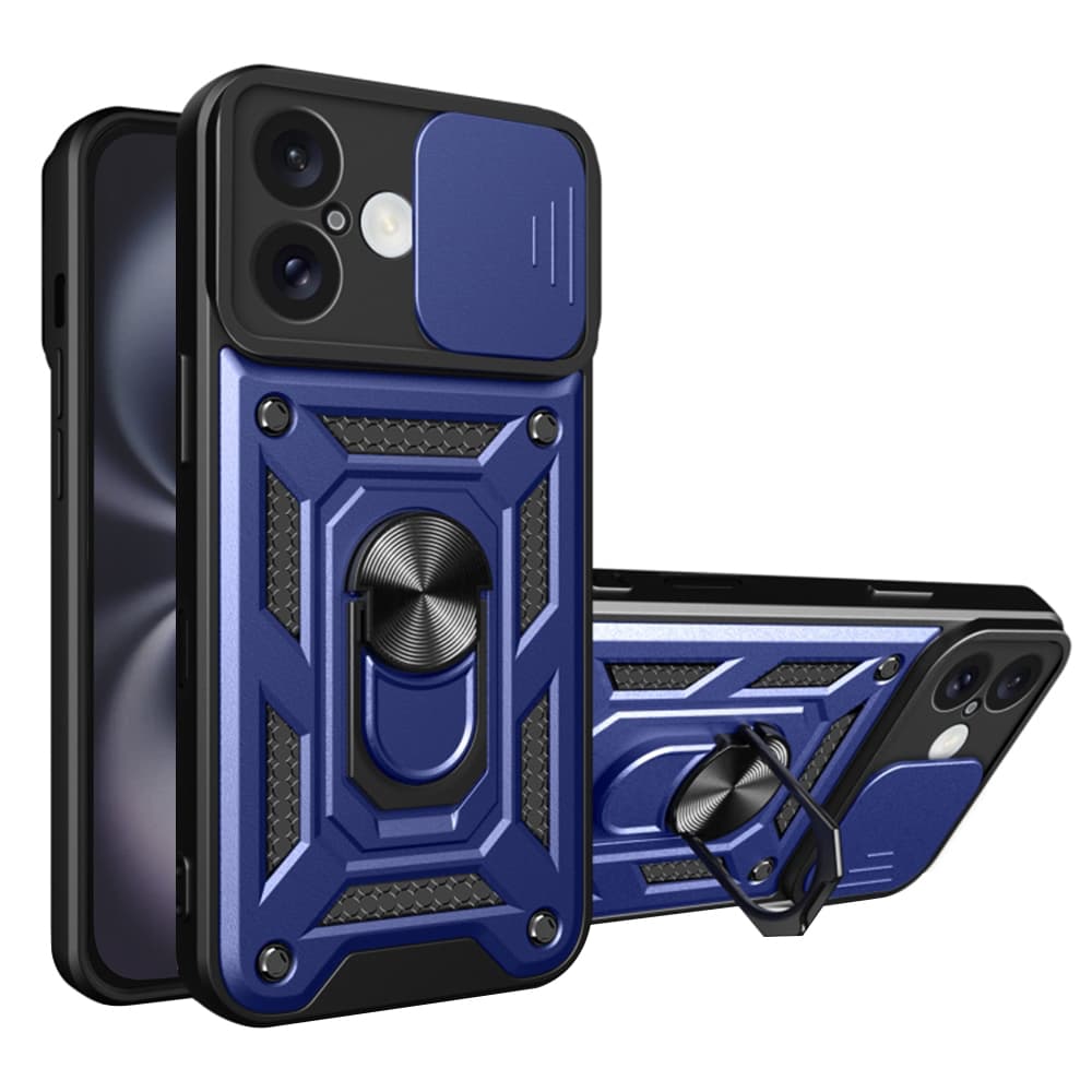 Techsuit řada CamShield iPhone 16 Plus modrý - náhled 1