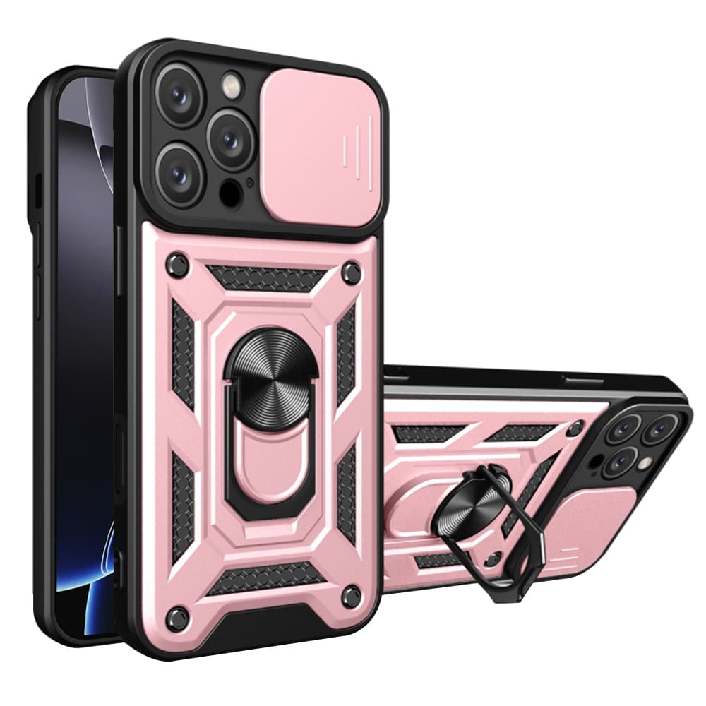 Techsuit CamShield Series iPhone 16 Pro Růžové zlato - náhled 1