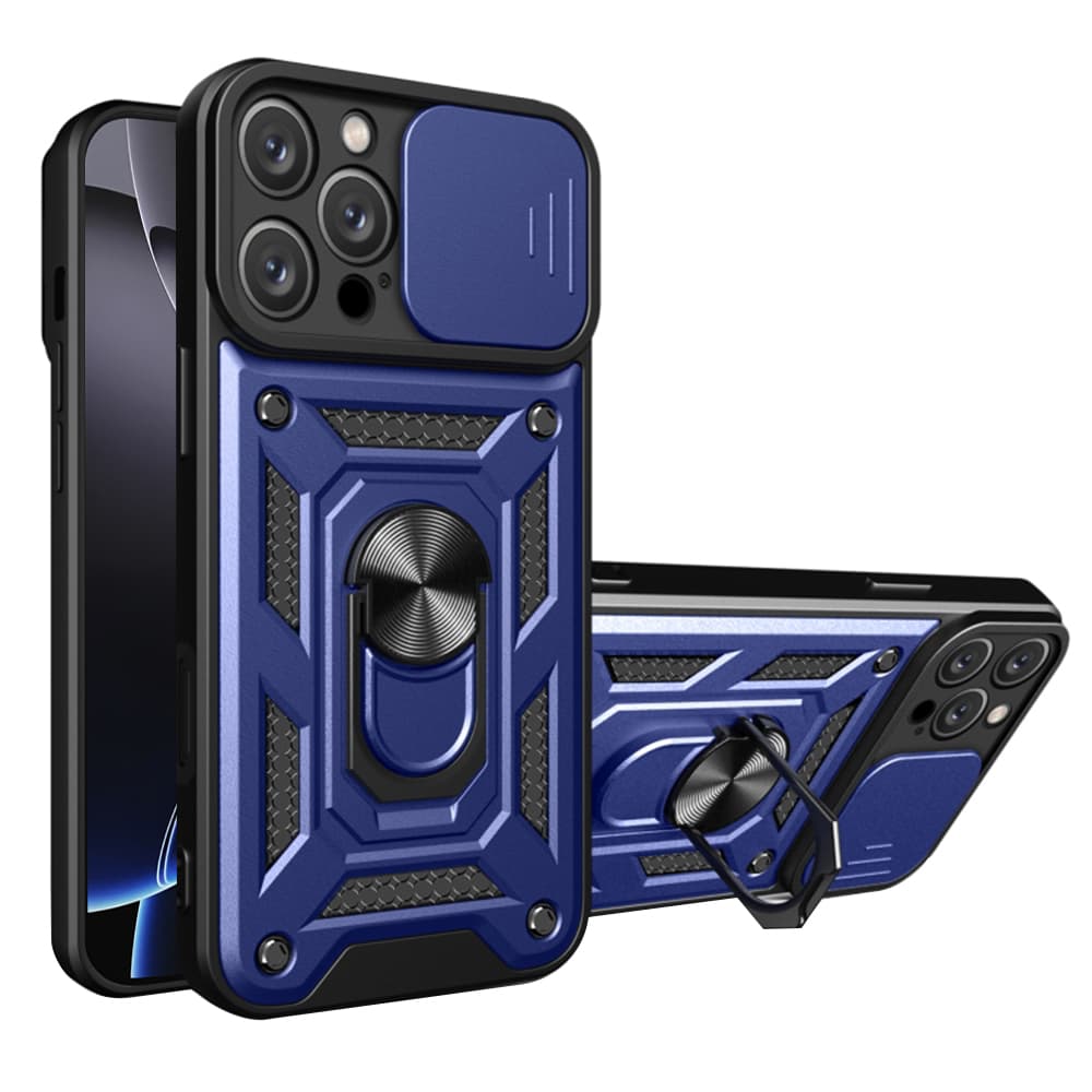 Techsuit CamShield iPhone 16 Pro modrý - náhled 1