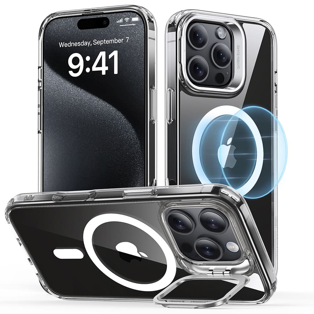 ESR HaloLock Kickstand iPhone 16 Pro Max Průhledný - náhled 1