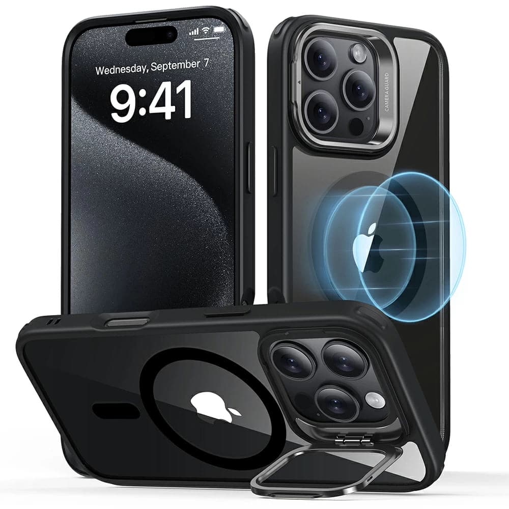 ESR HaloLock Kickstand iPhone 16 Pro Max Čirá Černá - náhled 1
