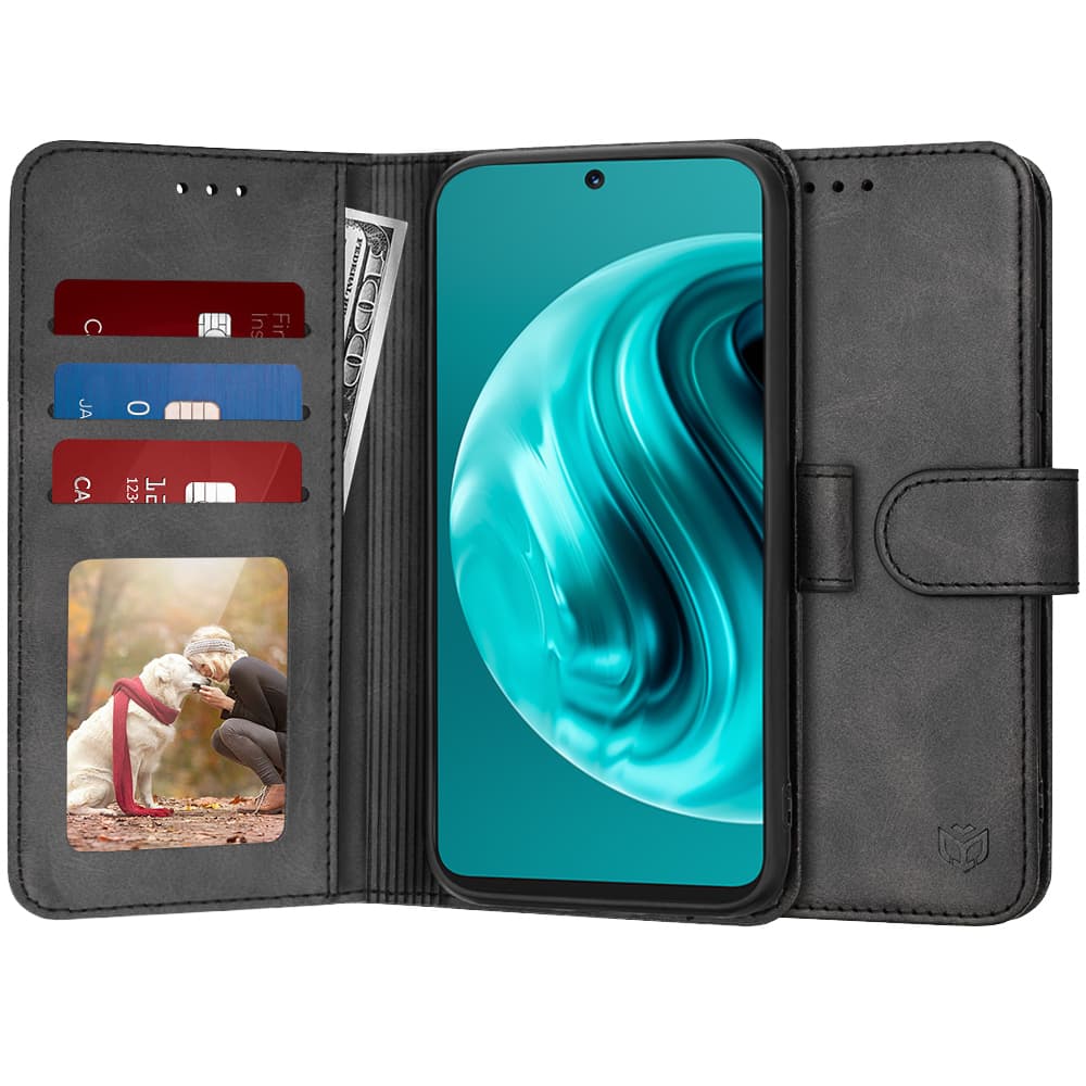 Techsuit Knížkové pouzdro Huawei nova 12i 13i Černé - náhled 1