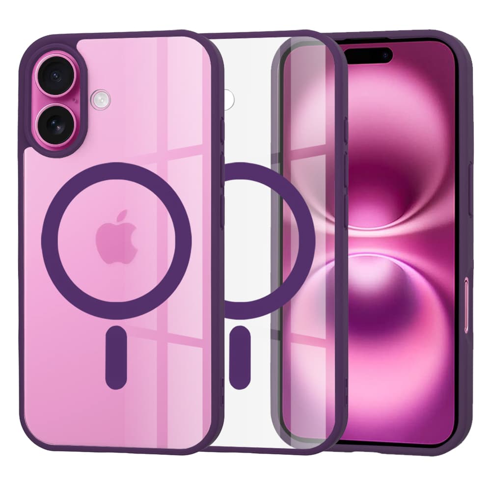 Techsuit MagSafe Pro iPhone 16 Plus Fialový