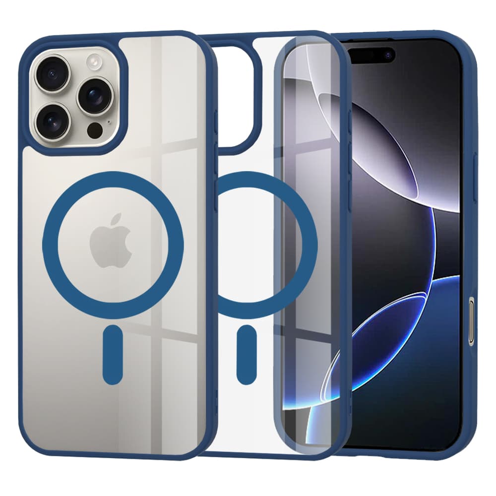 Techsuit MagSafe Pro iPhone 16 Pro Max Modrý - náhled 1