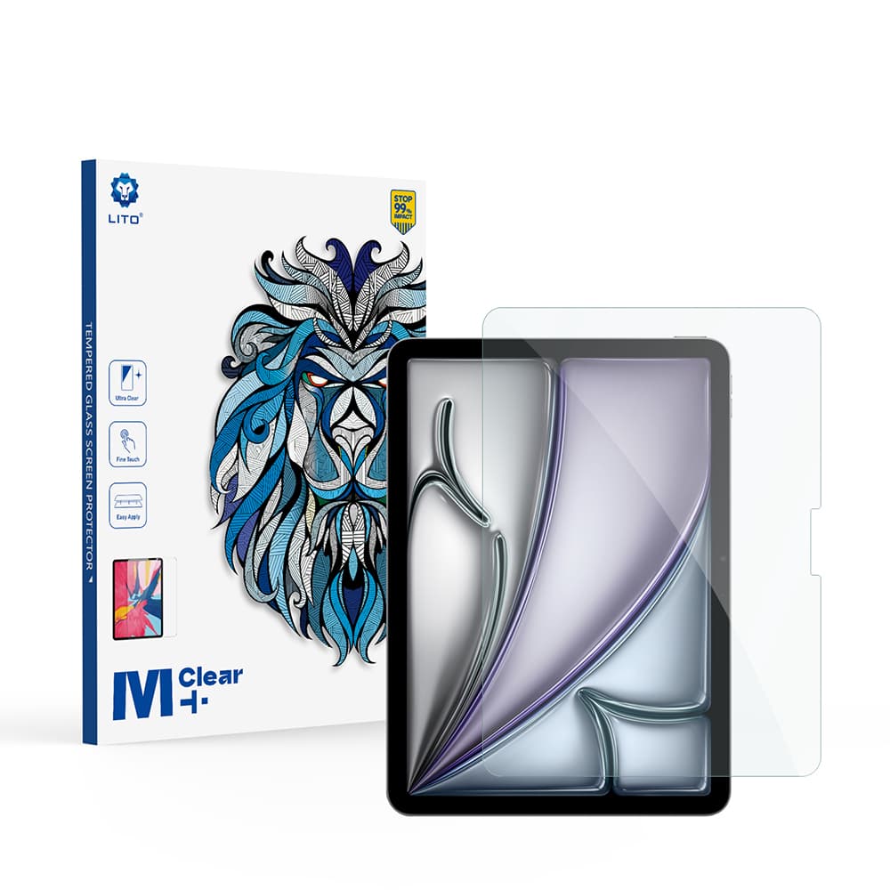 Lito 2.5D Klasické Sklo iPad Air 11 (2024) Air 11 (2025) Průhledné - náhled 1