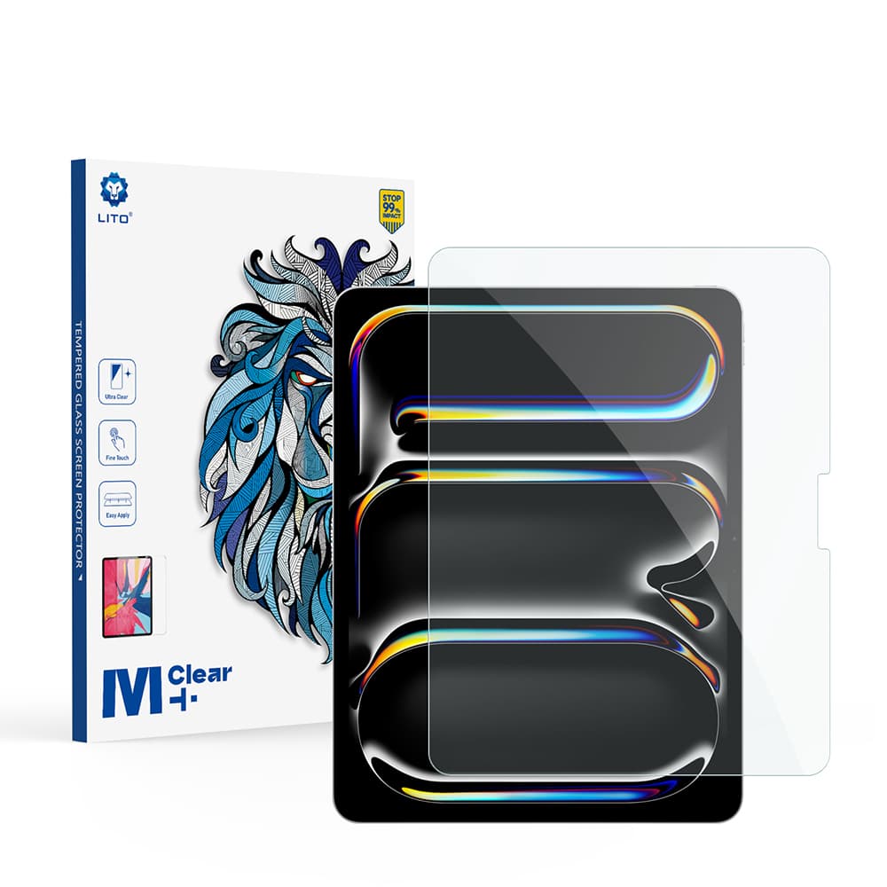 Lito 2.5D Klasické Sklo iPad Pro Air 13 Čiré - náhled 1