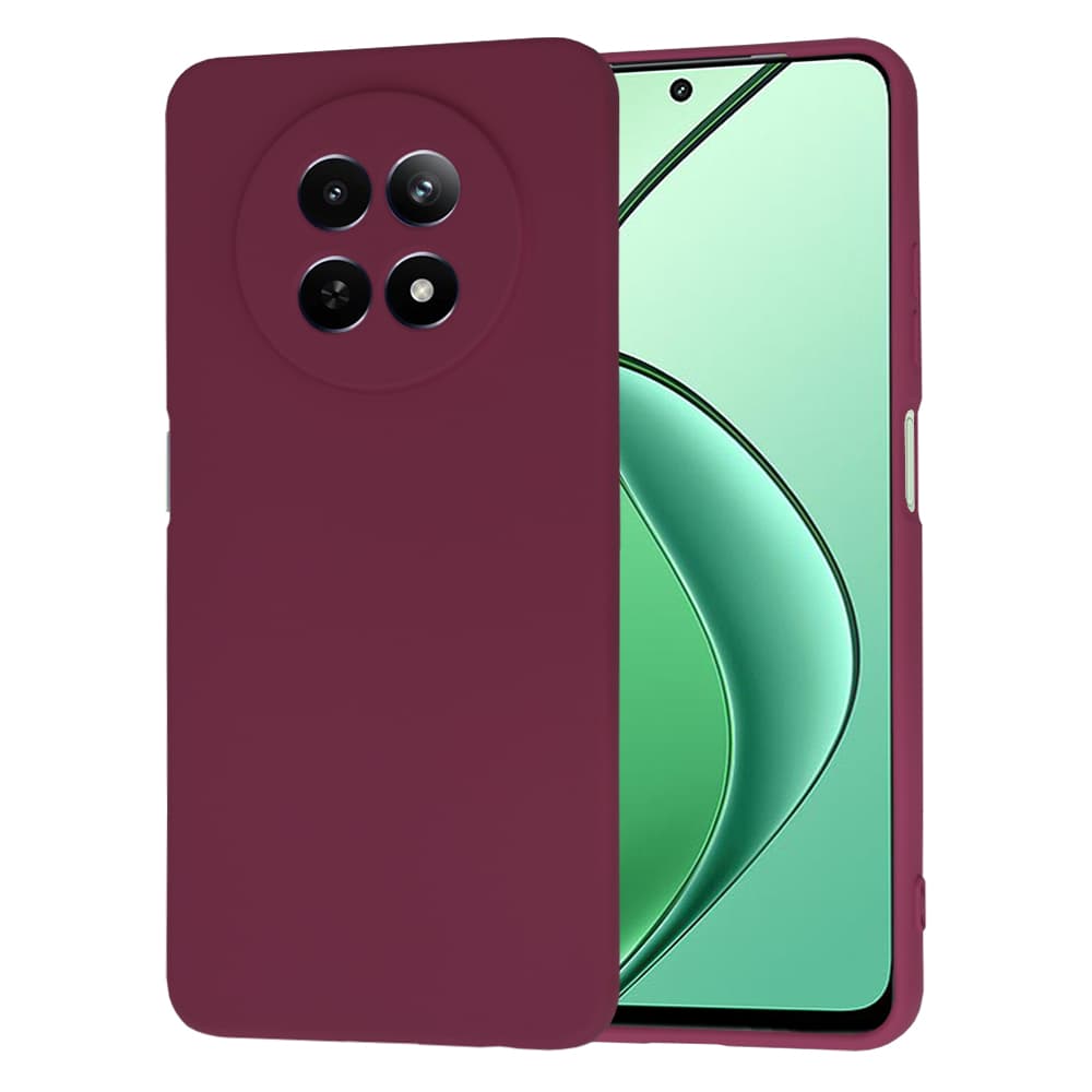 Techsuit SoftFlex Realme 12 12x Švestková Červená - náhled 1