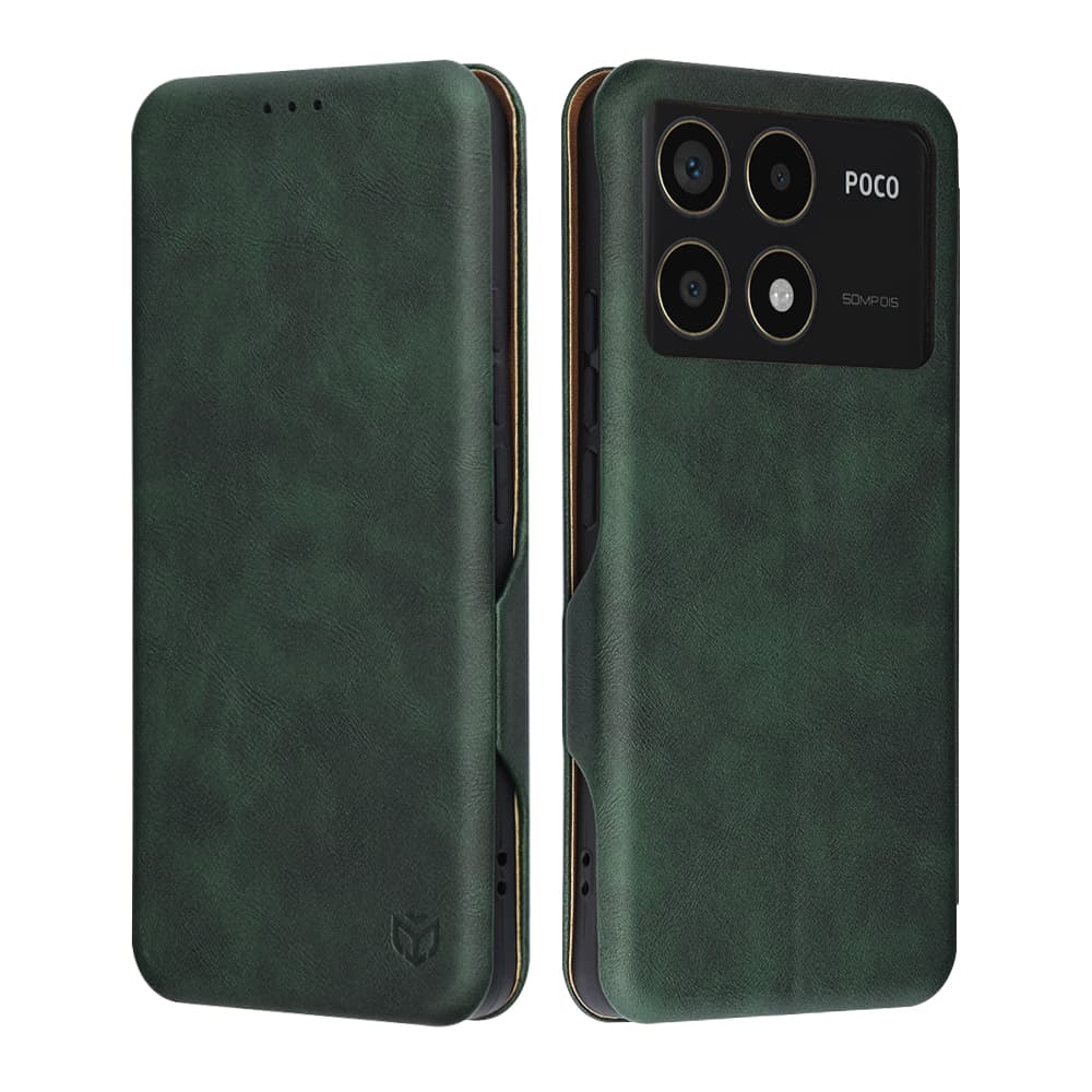 Techsuit Bezpečná Peněženka Plus Xiaomi Poco F6 Pro Green - náhled 1