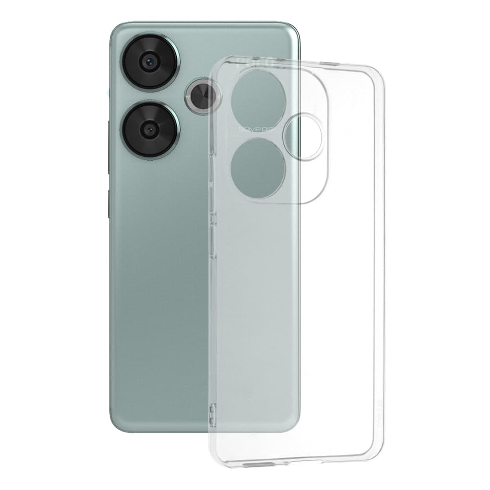 Techsuit Průhledný silikon Xiaomi Poco F6 - náhled 1