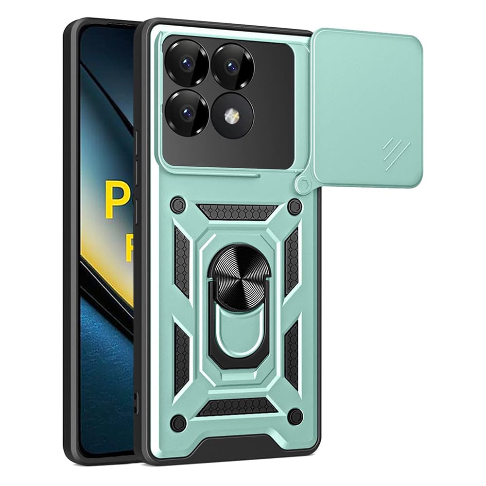 Techsuit CamShield série Xiaomi Poco F6 Pro zelený - náhled 1