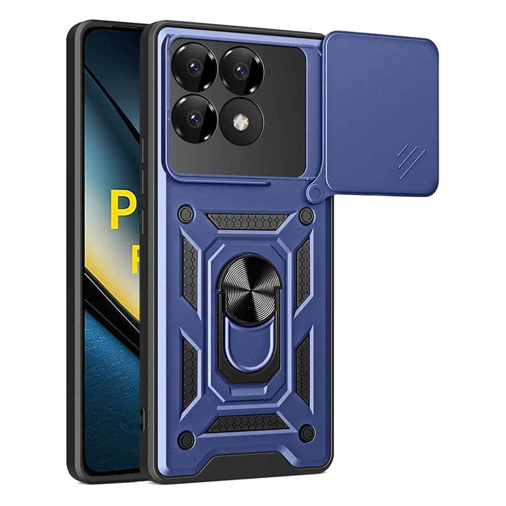 Techsuit CamShield Series Xiaomi Poco F6 Pro Modrý - náhled 1