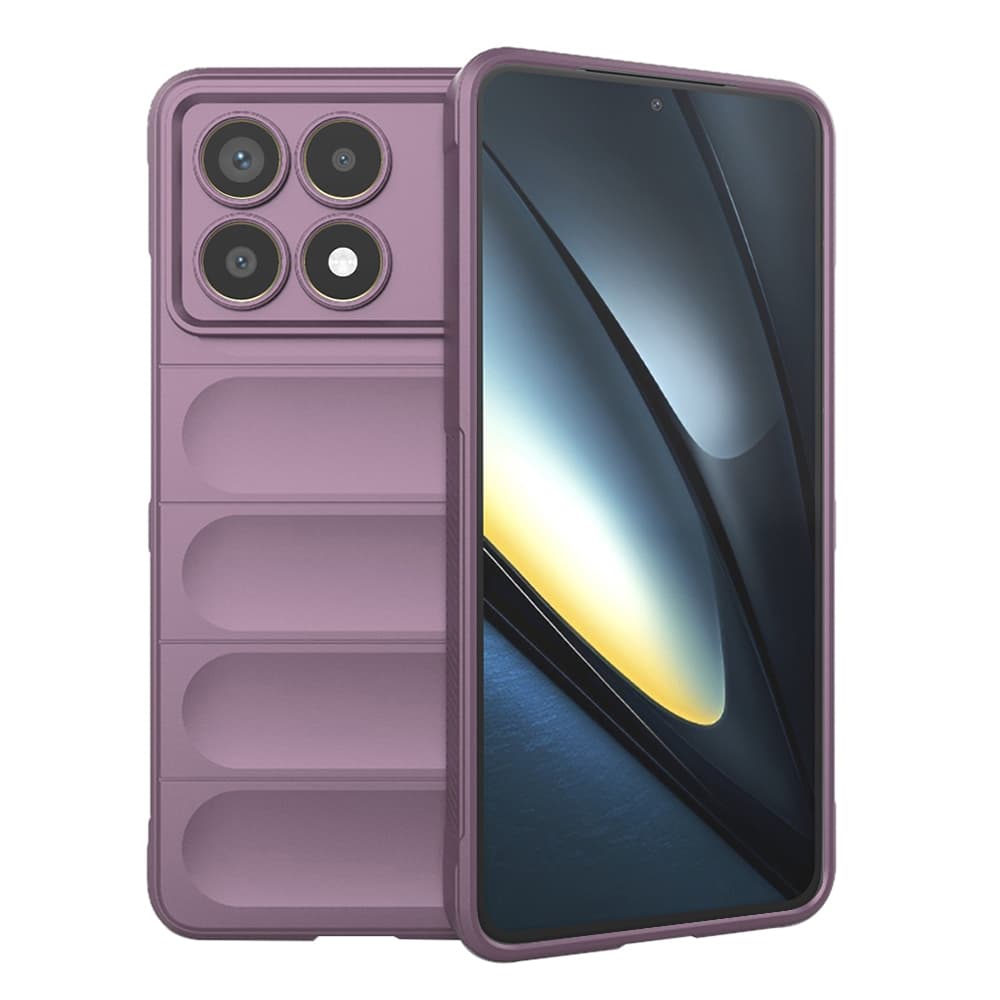 Techsuit Kouzelný štít Xiaomi Poco F6 Pro Fialový - náhled 1