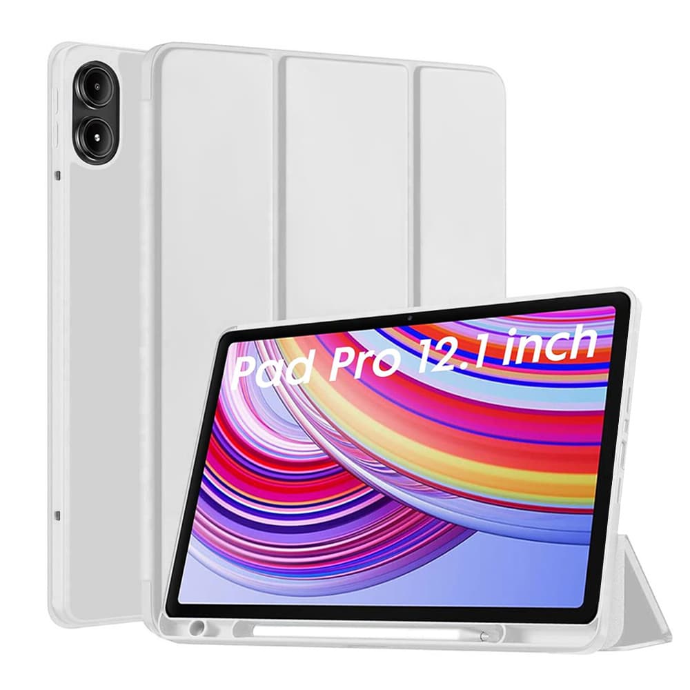 Techsuit Flex Trifold s držákem pro Xiaomi Redmi Pad Pro Šedá - náhled 1