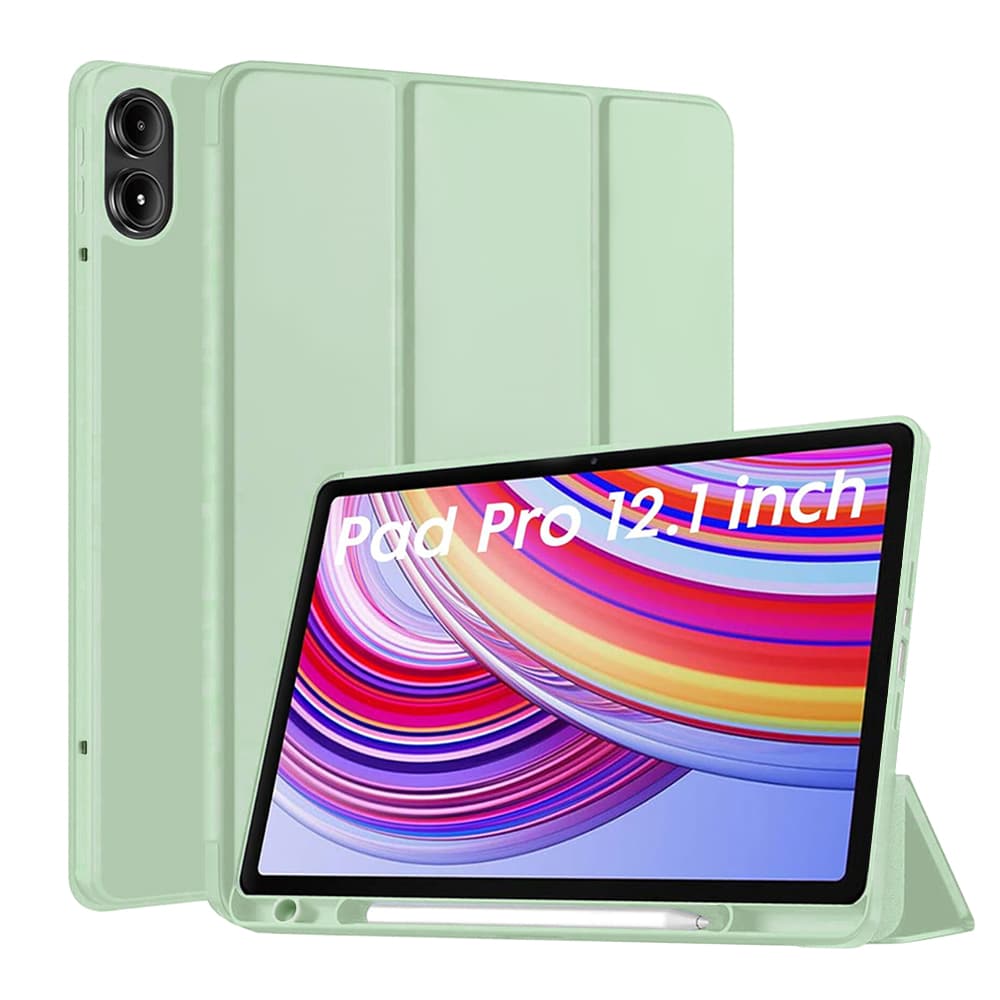 Techsuit Flex Trifold s držákem pera Redmi Pad Pro Matcha zelená - náhled 1