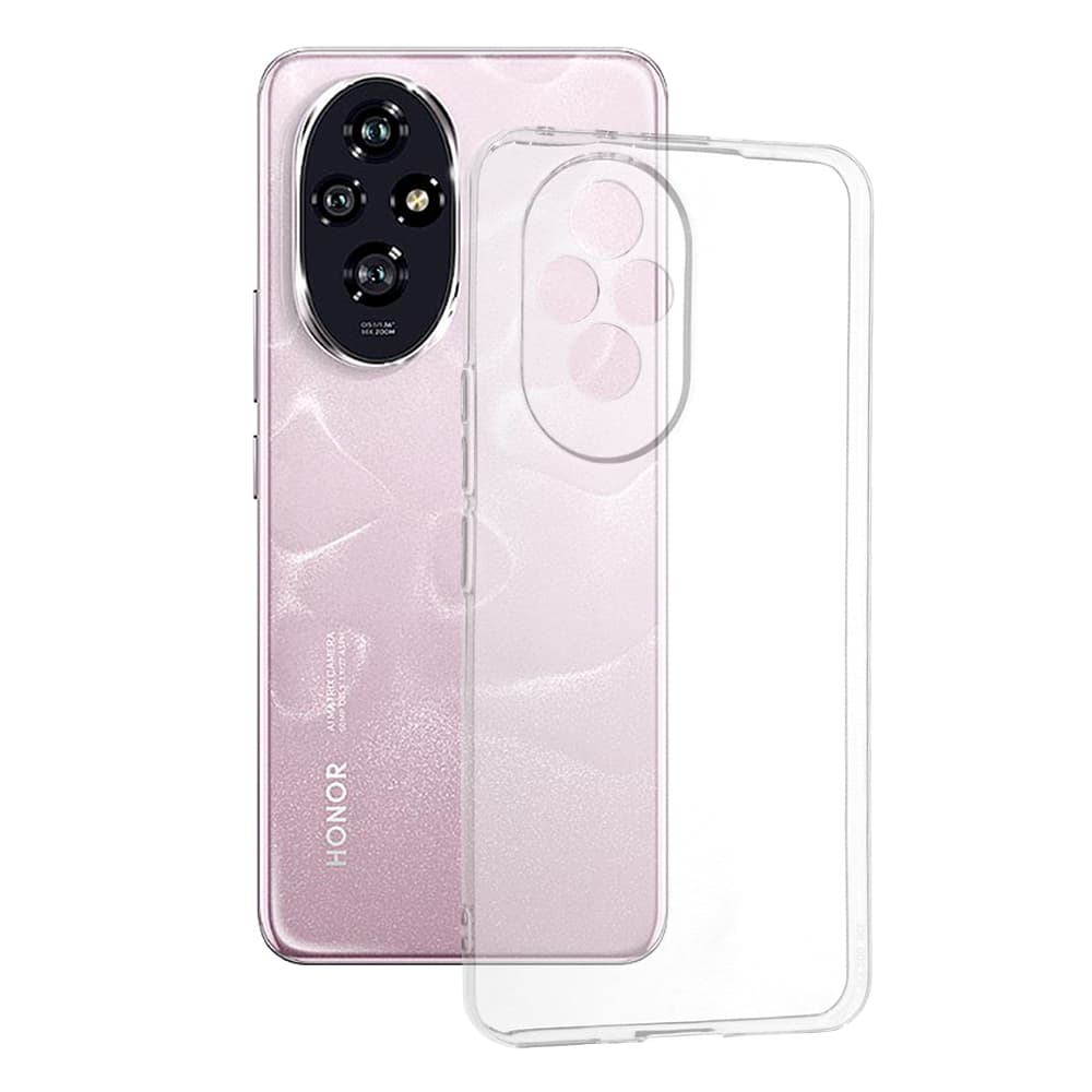 Techsuit Čirý silikon Honor 200 Transparentní - náhled 1