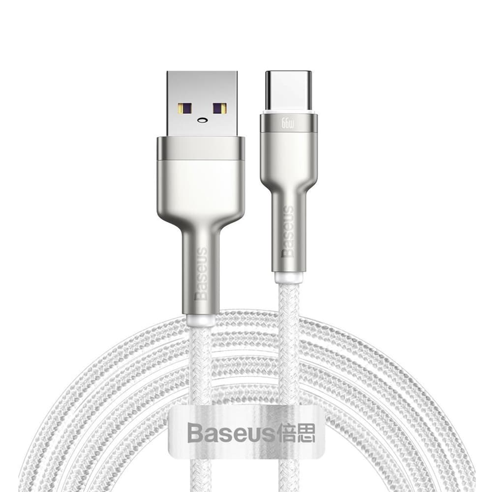 Baseus Kabel Cafule USB na Type-C 66W 2m Bílý - náhled 1