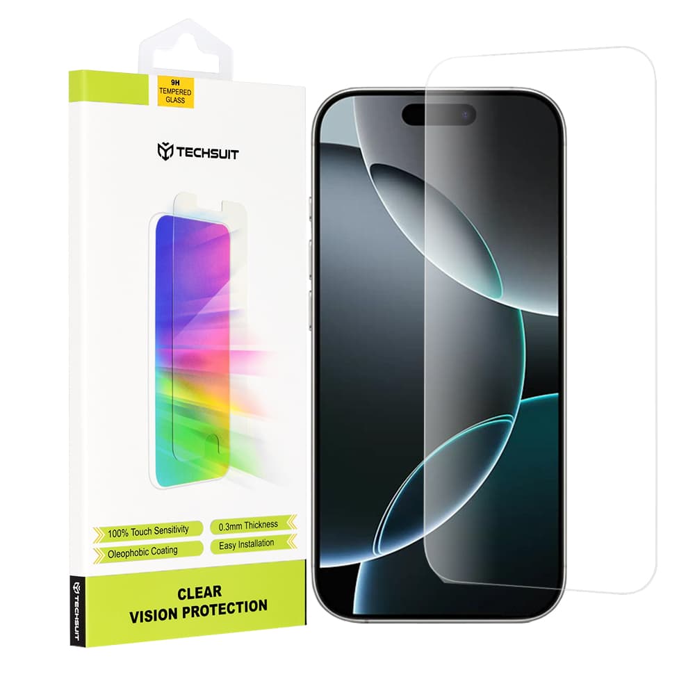 Techsuit Clear Vision Glass iPhone 16 Pro Transparentní - náhled 1