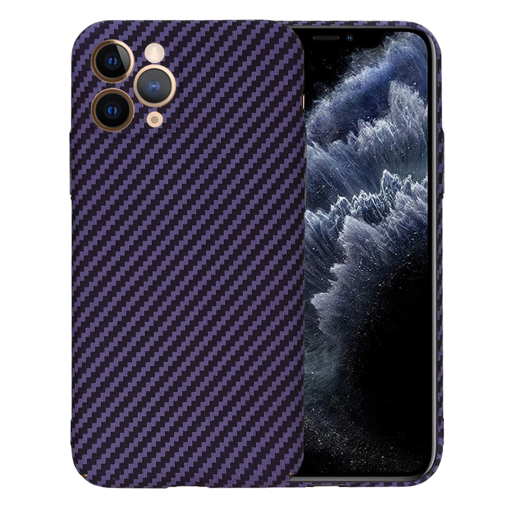 Techsuit Karbonitové pouzdro iPhone 11 Pro Fialové - náhled 1
