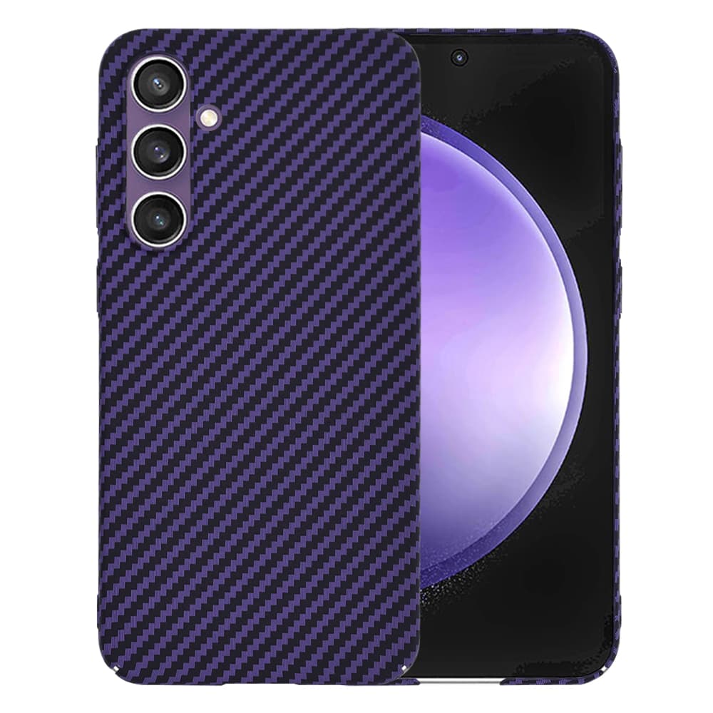 Techsuit Karbonový kryt Samsung Galaxy S23 FE Fialový - náhled 1